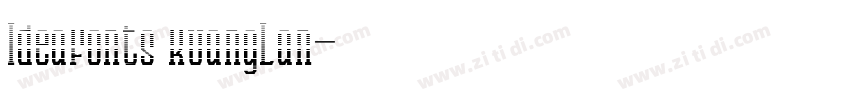 IdeaFonts KuangLan字体转换